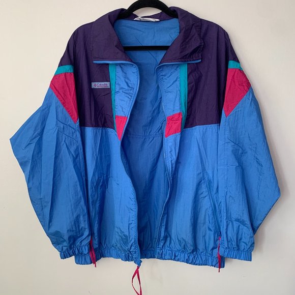 ⛰ Columbia Vintage 90s Colour Block Jacket - Picture 4 of 7